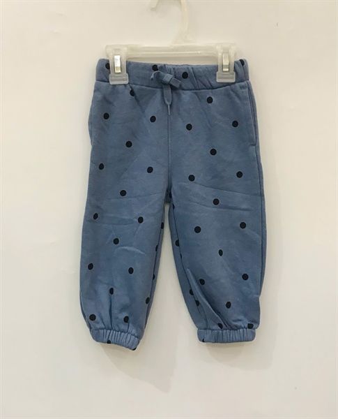 Quần jogger G4P xanh chấm bi bé gái