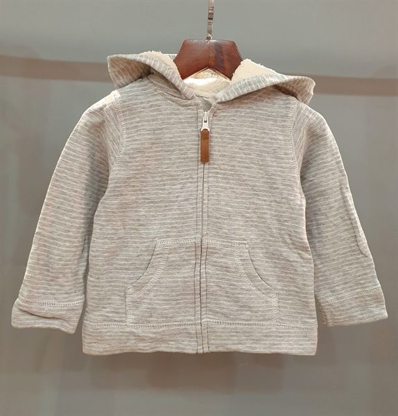 Áo khoác Carter xám sọc bé trai