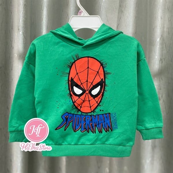 Áo hoodie HM xanh spider man