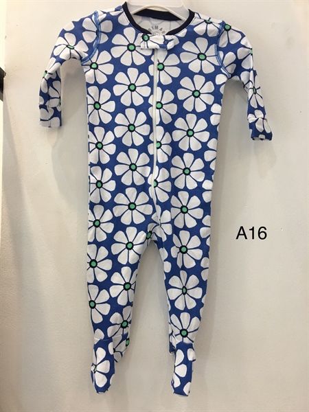 Body vớ xanh hoa cổ đen - A16
