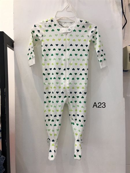 Body vớ tim xanh lá - A23