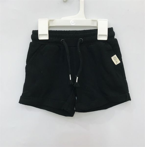 Quần short thun T3X đen hello sunshine bé trai