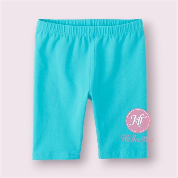 Quần legging lửng PL4CE xanh trời bé gái