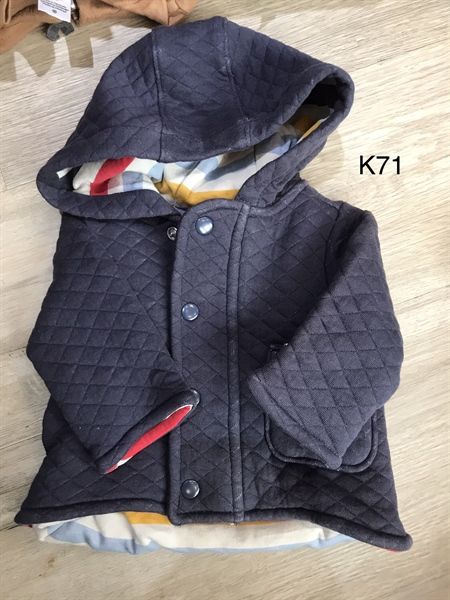 Áo kkhoasc 2 lớp sọc màu - K71