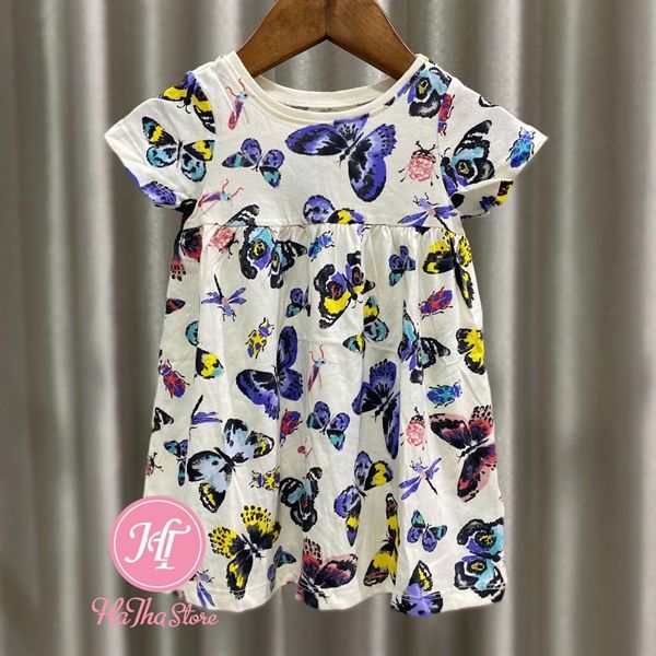 Đầm old trắng bướm - H29