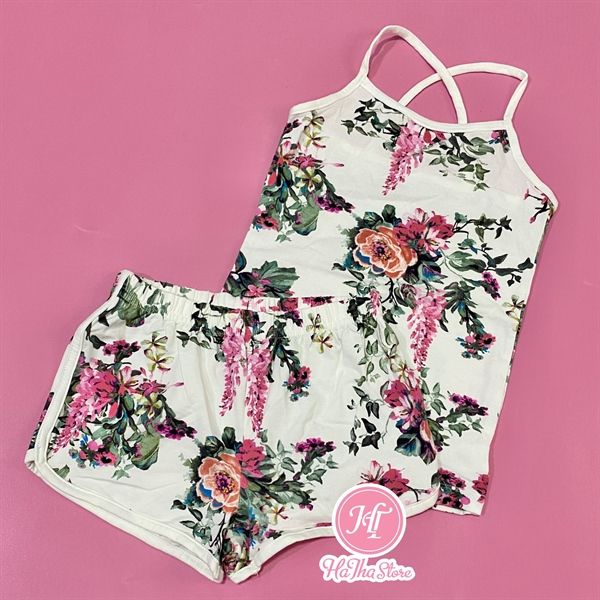 Bộ ngắn Next hồng dây hoa - G15