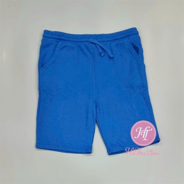 Quần short thun S&S xanh đậm bé trai
