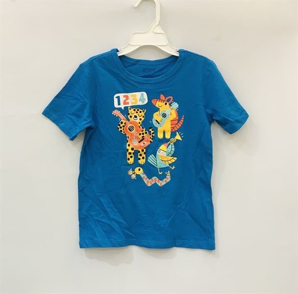 Áo thun Pl4ce xanh thú số 1234 bé trai