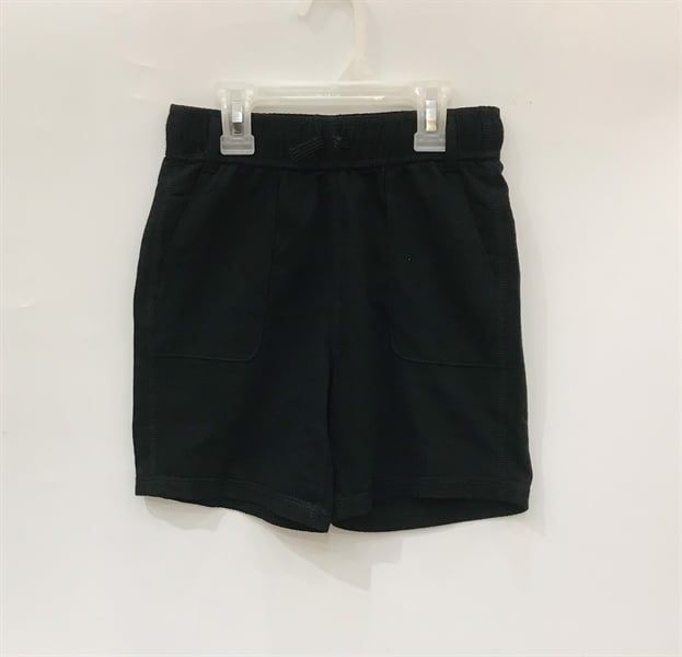 Quần short thun C&J đen ngược lai bé trai