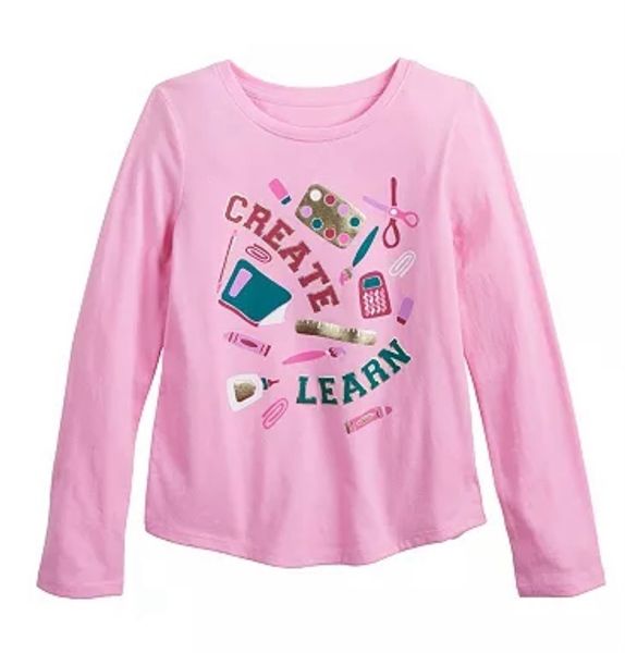 Áo tay dài JB hồng create learn