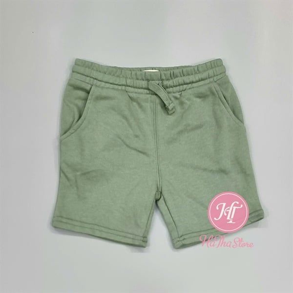 Quần short thun S&S xanh lá bé trai