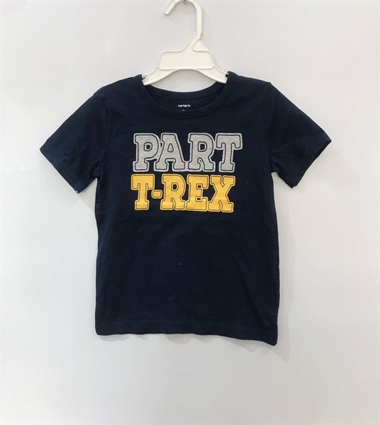Áo thun Carter xanh đen Park t Rex bé trai
