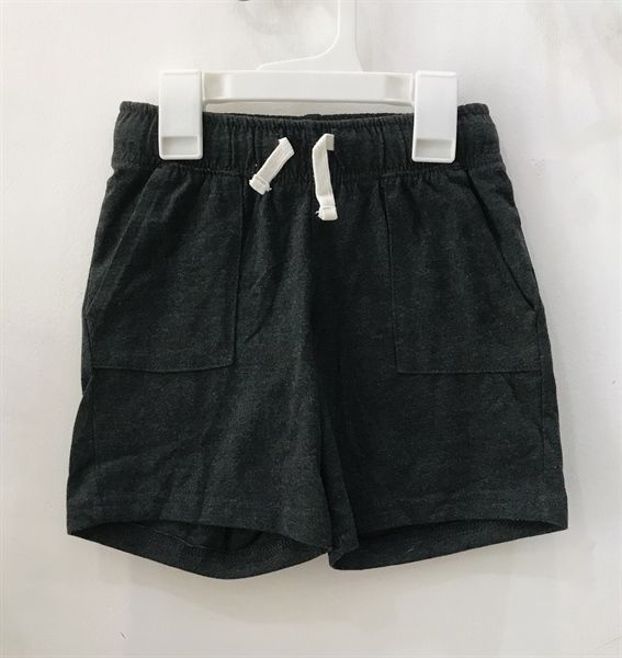 Quần short thun C&J đen bé trai