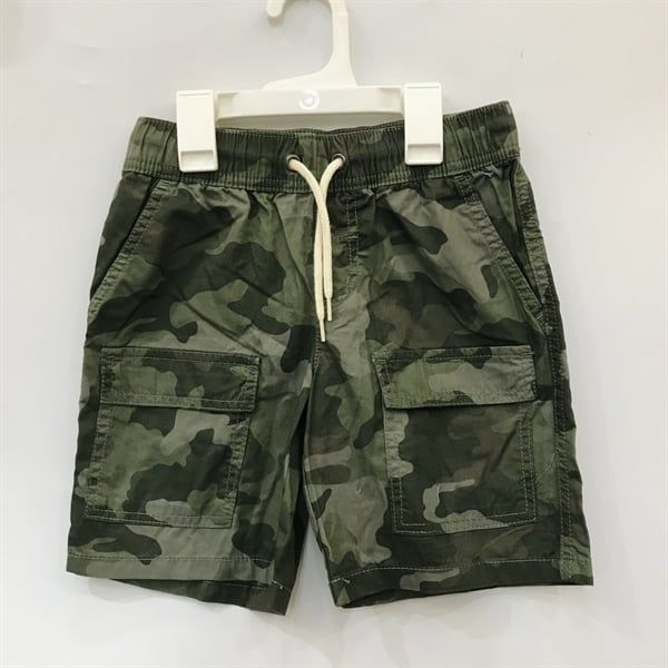 Quần short kaki C&J xanh lính đậm bé trai