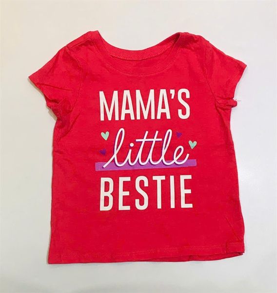 Áo thun PL4CE mama little bestie bé gái