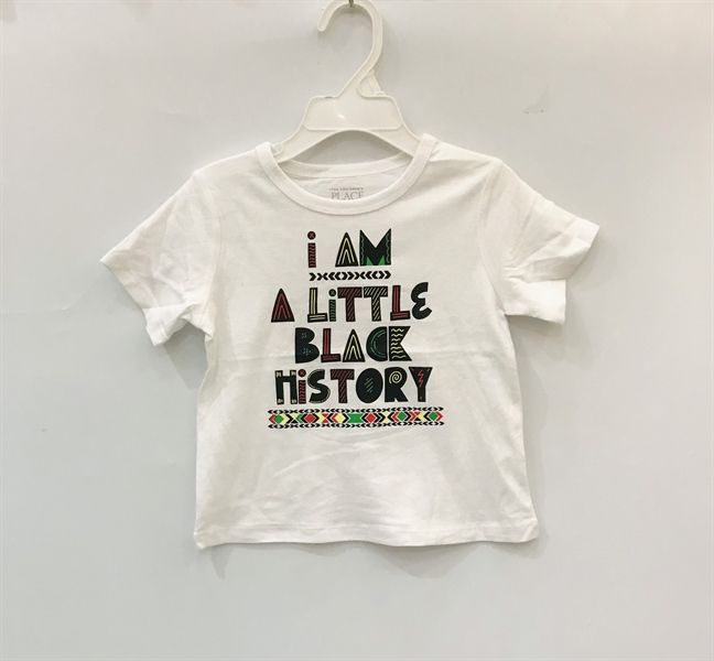 Áo thun Pl4ce trắng i'm little bé trai