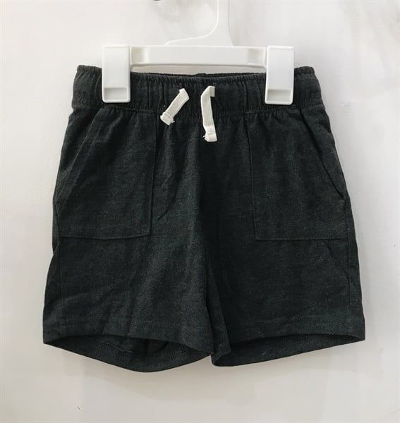 Quần short thun C&J đen bé trai