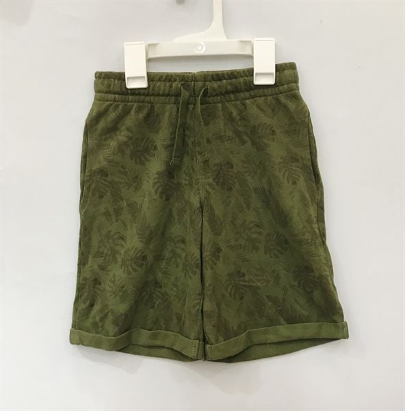 Quần short thun T3X xanh lá bé trai