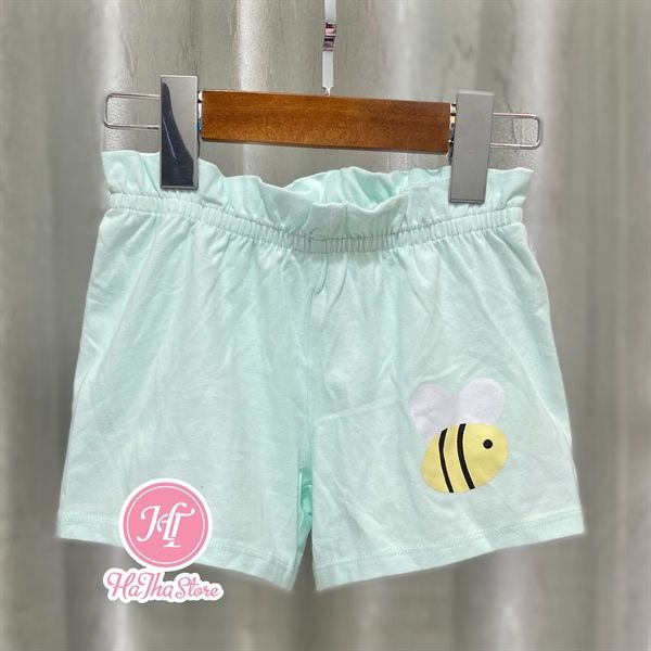 Quần short thun JB xanh mint con ong