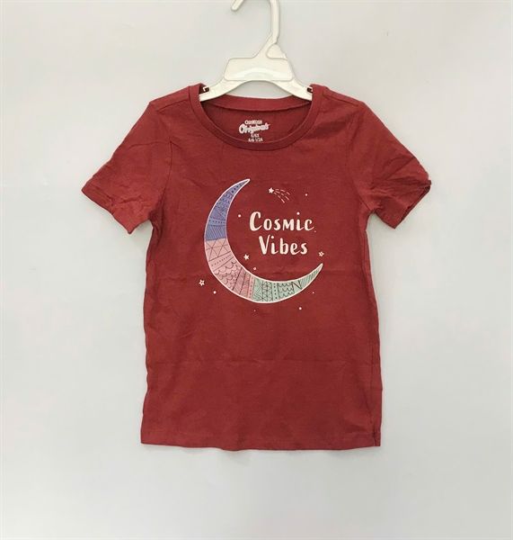 Áo thun Carter hồng đất mặt trăng Bé Gái