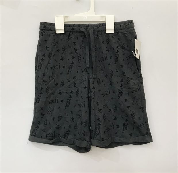 Quần short thun T3X xám icool bé trai