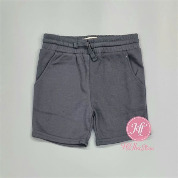 Quần short thun S&S xám chuột bé trai