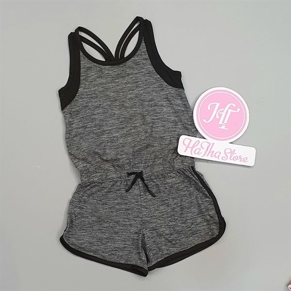 Jumpsuit xám đen - J5