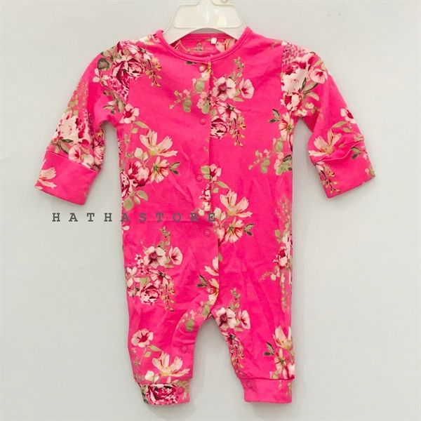 Body vớ N3XT hồng hoa bé gái