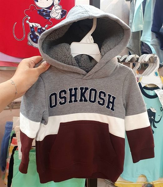 Áo hoodie Oshkosh nâu