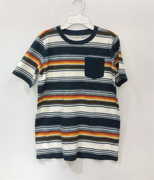 Áo thun Oshkosh xanh đen sọc bé trai