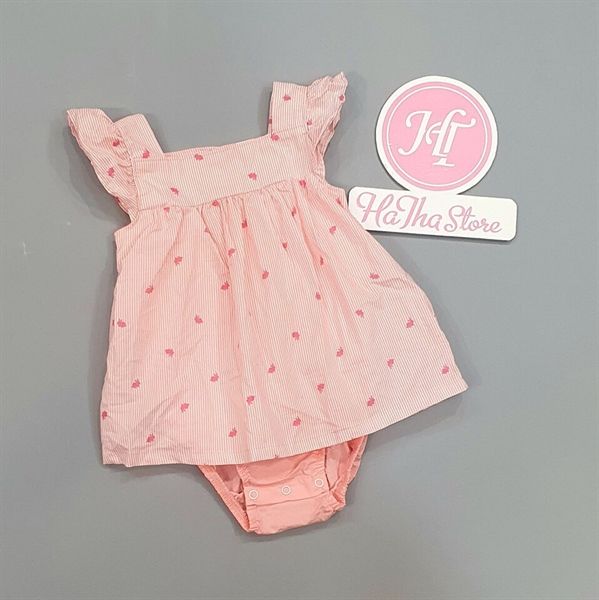 Body váy Carter hồng thỏ