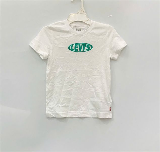 Áo thun Levis trắng chữ xanh bé trai