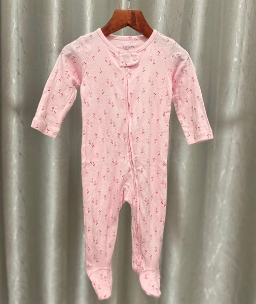 Body vớ Carter hồng cherry bé gái