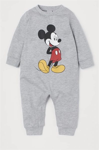 Body vớ xám mickey bé trai bé gái