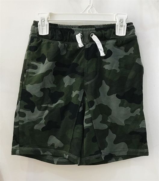 Quần short thun C&J xanh lính 2 bé trai