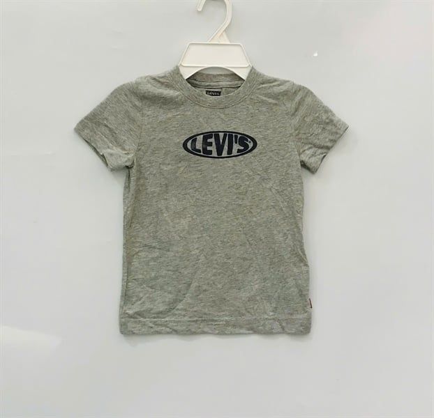 Áo thun Levis xám chữ đen bé trai