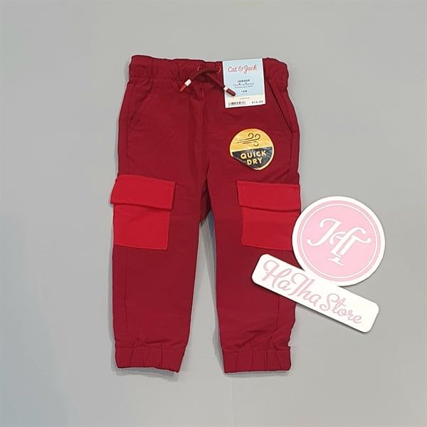 Quần kaki dài C&J đỏ bé trai