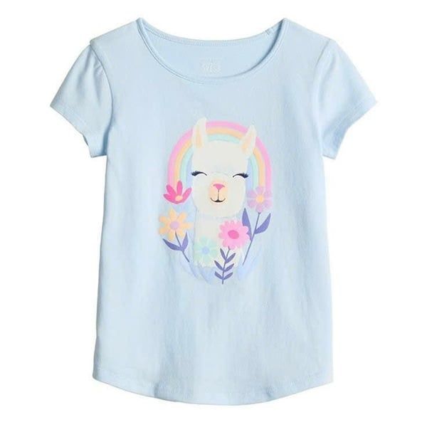 Áo thun JB xanh cừu bé gái