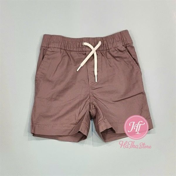 Quần short kaki ruốc bé trai