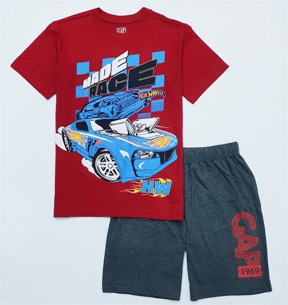 Bộ ngắn Gap đỏ mode race - T20