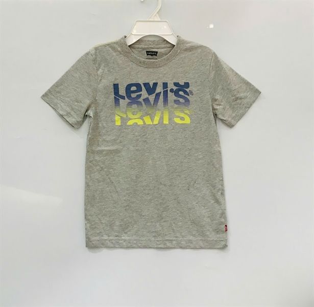 Áo thun Levis xám chữ xanh bé trai
