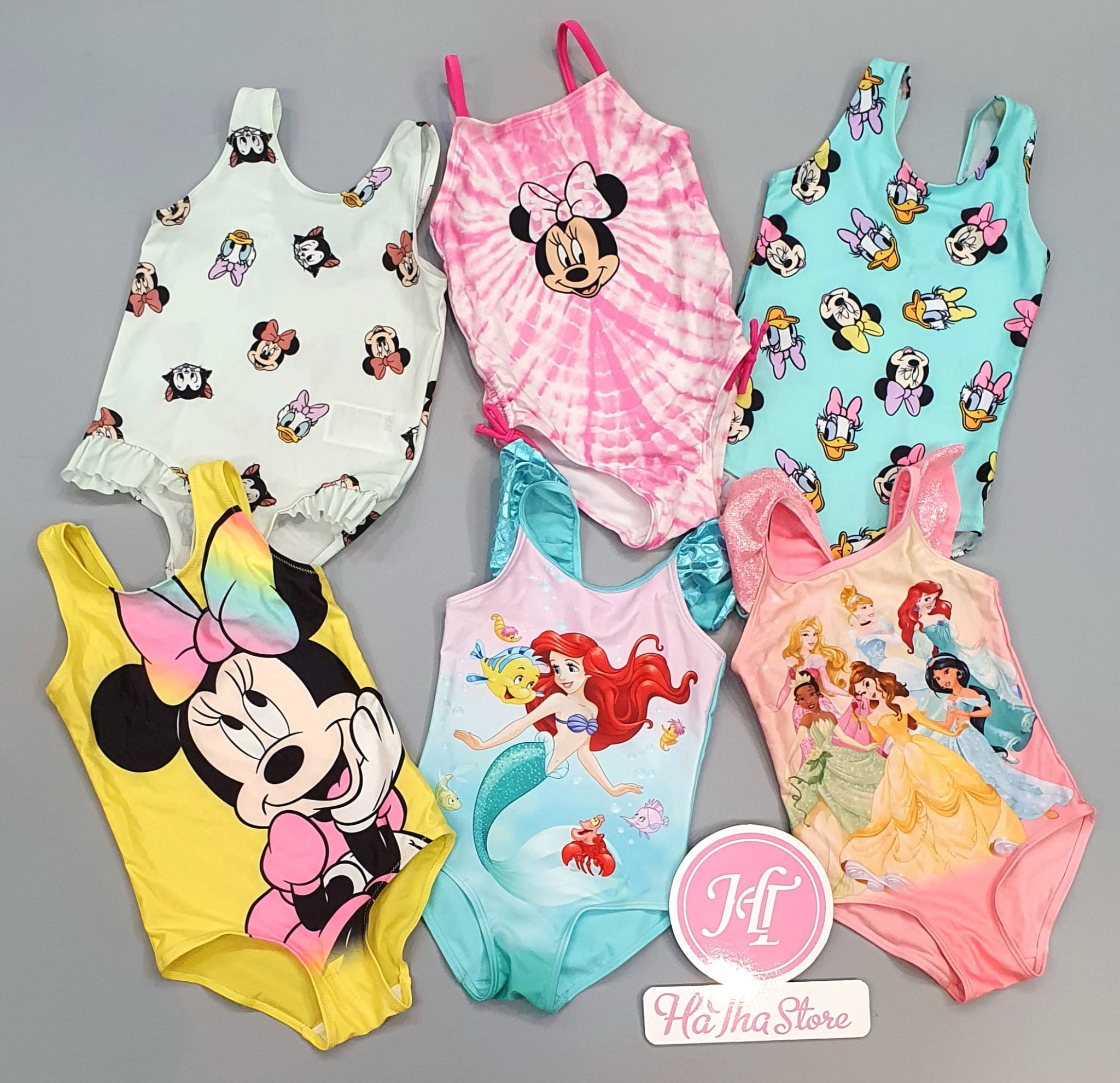 (6Y) Bộ bơi Hờ&M xanh cổ vịt bé gái