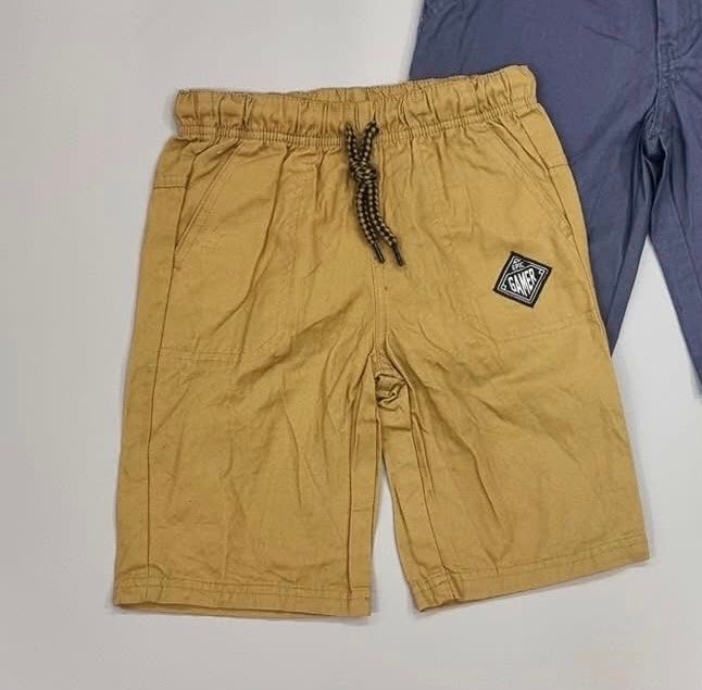 Quần short kaki Waga vàng bò bé trai