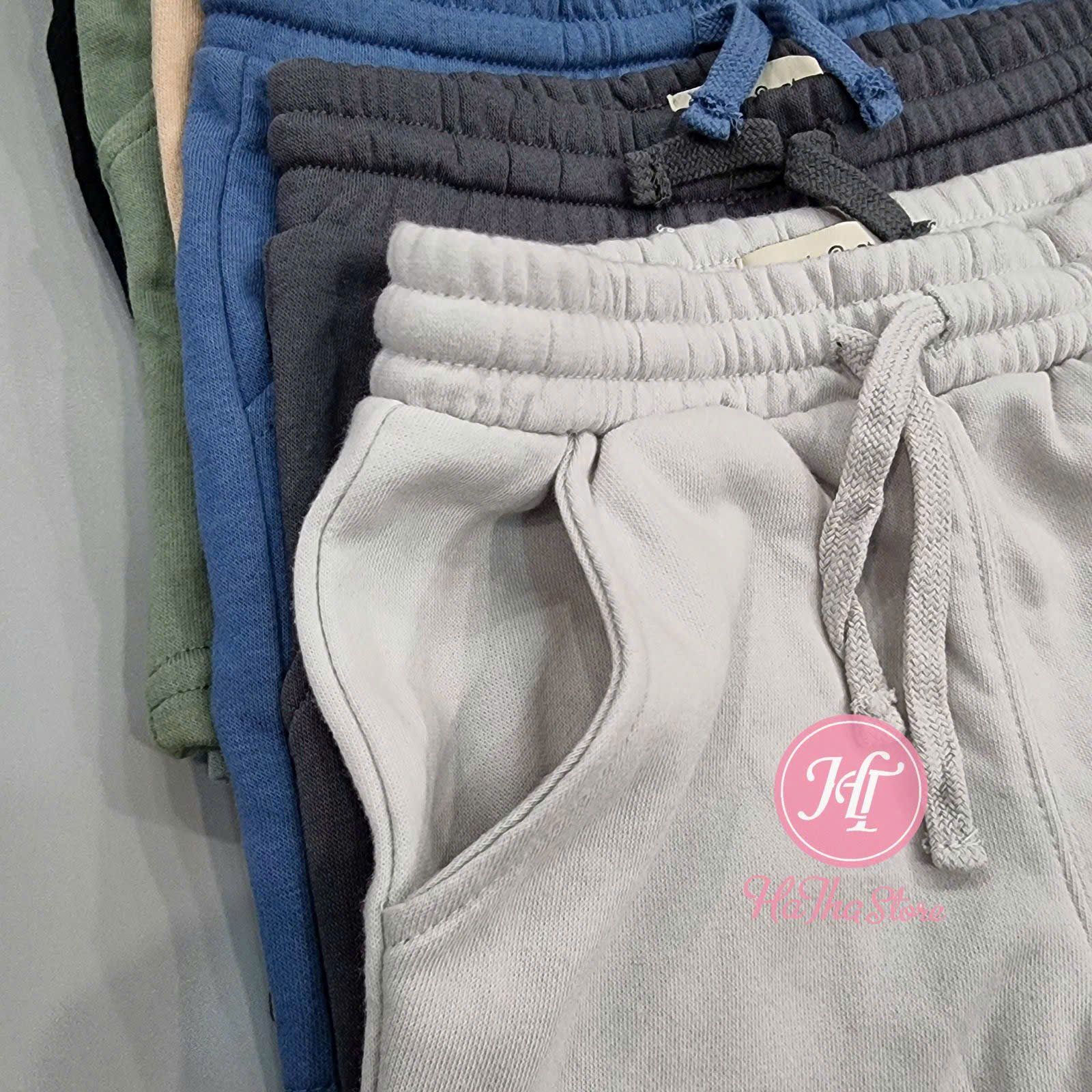Quần short thun S&S xanh lá bé trai