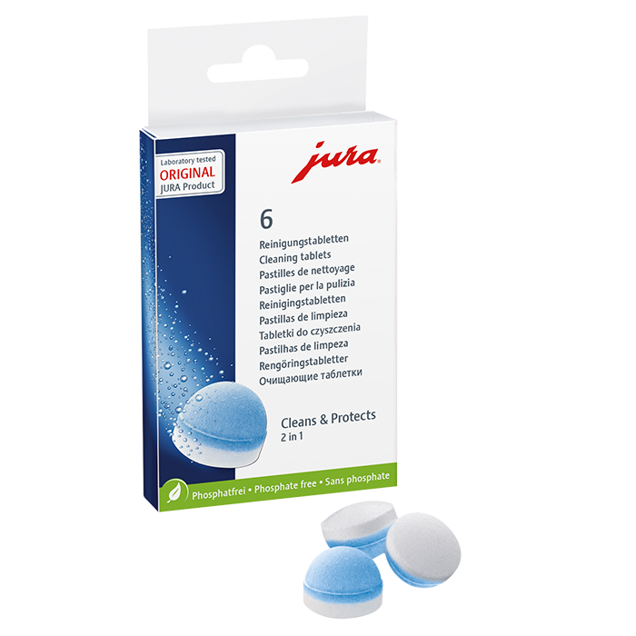 JURA - Coffee Cleaning Tablets (6 tablets) 3 Pharse