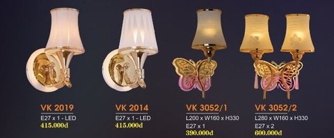  ĐÈN NGỦ HIỆN ĐẠI TREO TƯỜNG VK2019, VK2014, VK3052/1, VK3052/2 