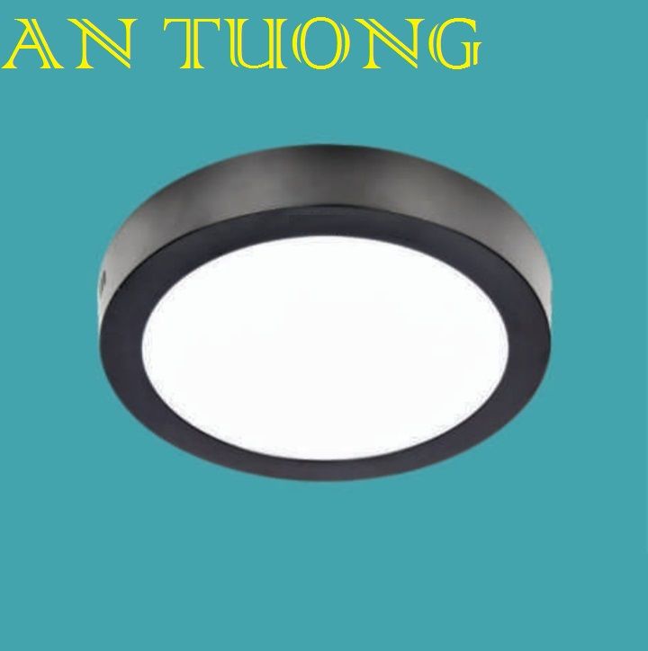 đèn led ốp trần ban công 12w, ốp nổi ban công 12w ánh sáng 3 màu, 3 chế độ, đổi màu - đen