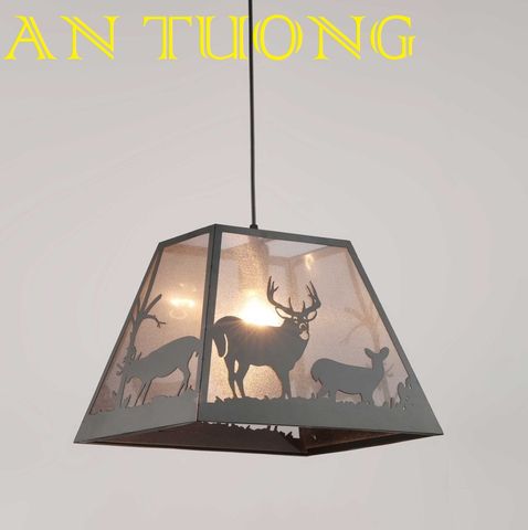  đèn thả chao đơn trang trí quán cafe, quán ăn, nhà hàng, quầy bar, quầy pha chế 09 