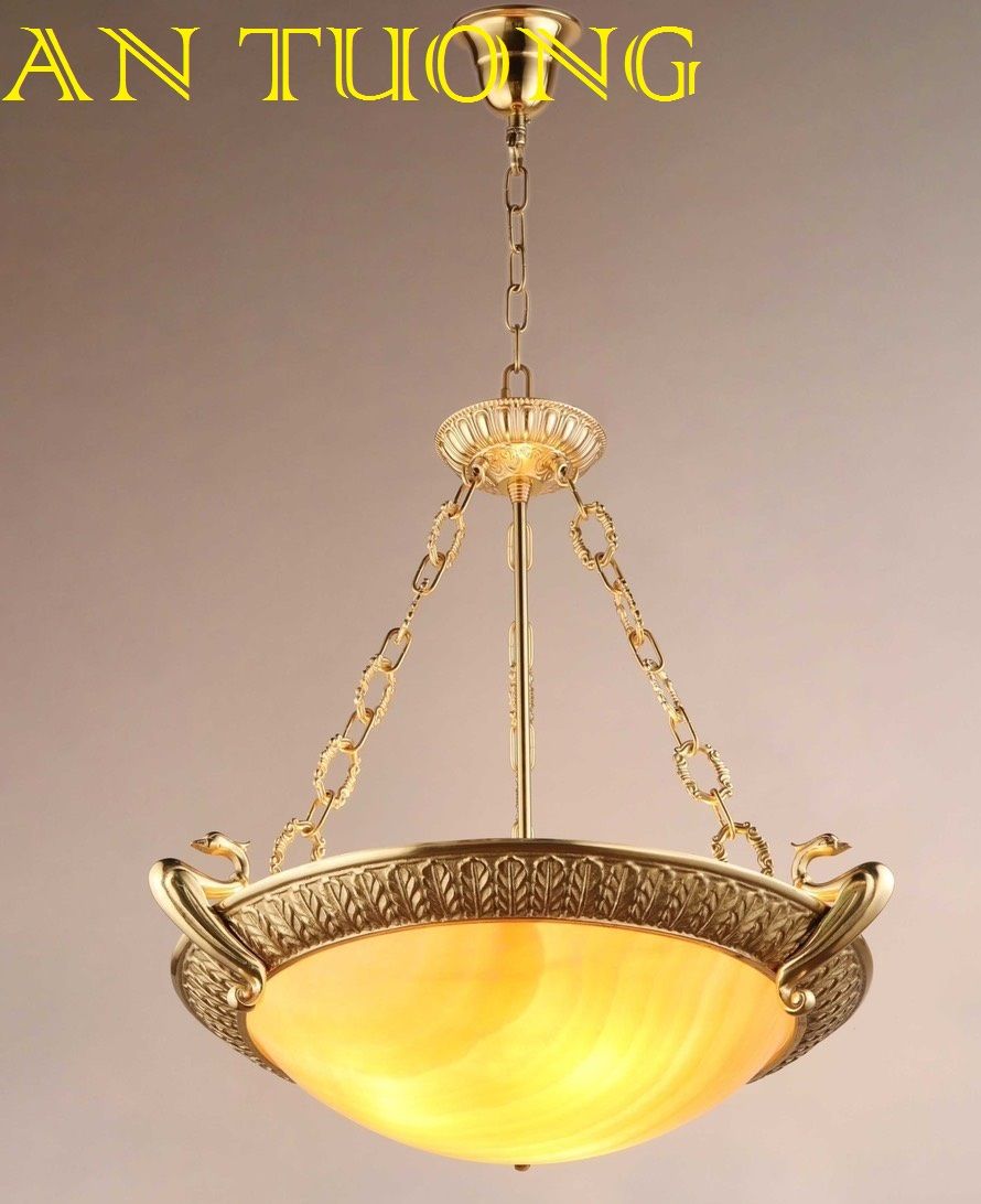 đèn thả đồng cổ điển, đèn thả đồng trang trí bàn ăn, đảo bếp, mái vòm, ban công cổ điển, tân cổ điển 017