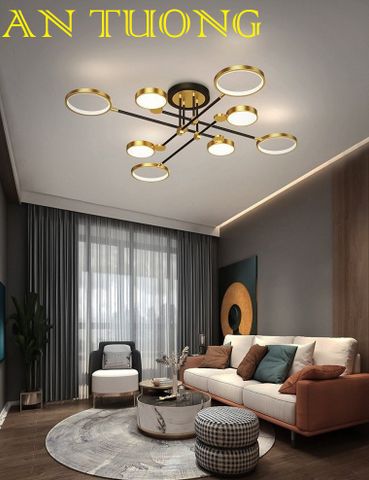  đèn thả trang trí phòng khách đẹp, hiện đại - đèn thả trang trí căn hộ chung cư 023 